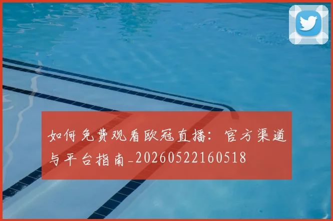 如何免费观看欧冠直播:官方渠道与平台指南_20260522160518